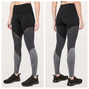 SZ 10 TRICOLOR LEGGINGS lululemon